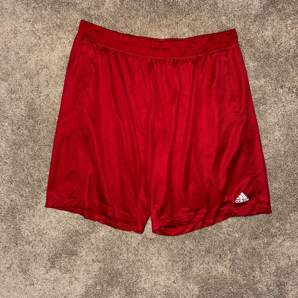 Adidas Red Shorts XXL